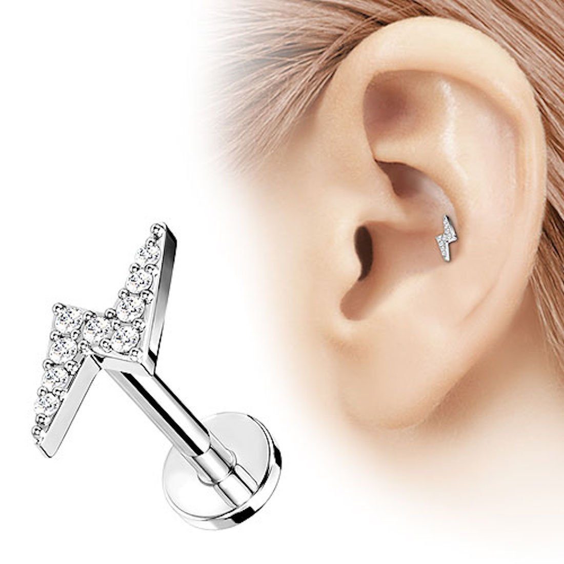 Taffstyle Piercing-Set Tragus Ohr Knorpel Helix günstig online kaufen
