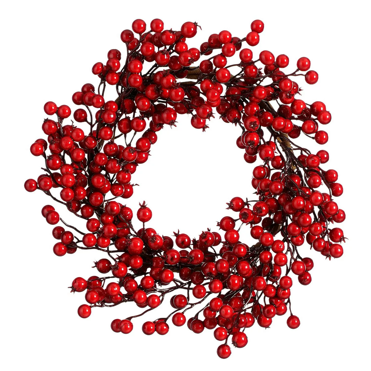 House of Seasons Weihnachtskranz Beeren Ø 40 cm Rot günstig online kaufen