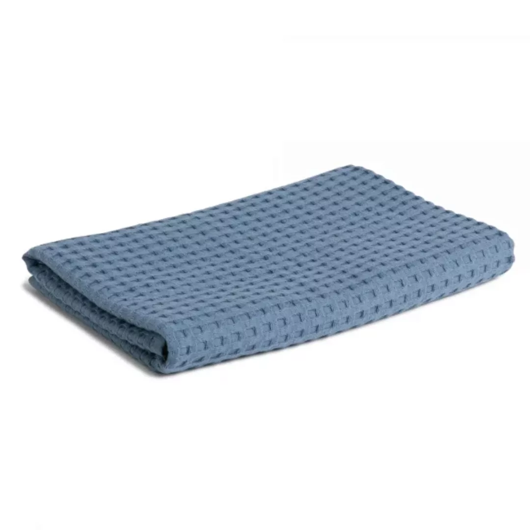 Möve Handtücher Piquée - Farbe: steel blue - 847 - Handtuch 50x100 cm günstig online kaufen