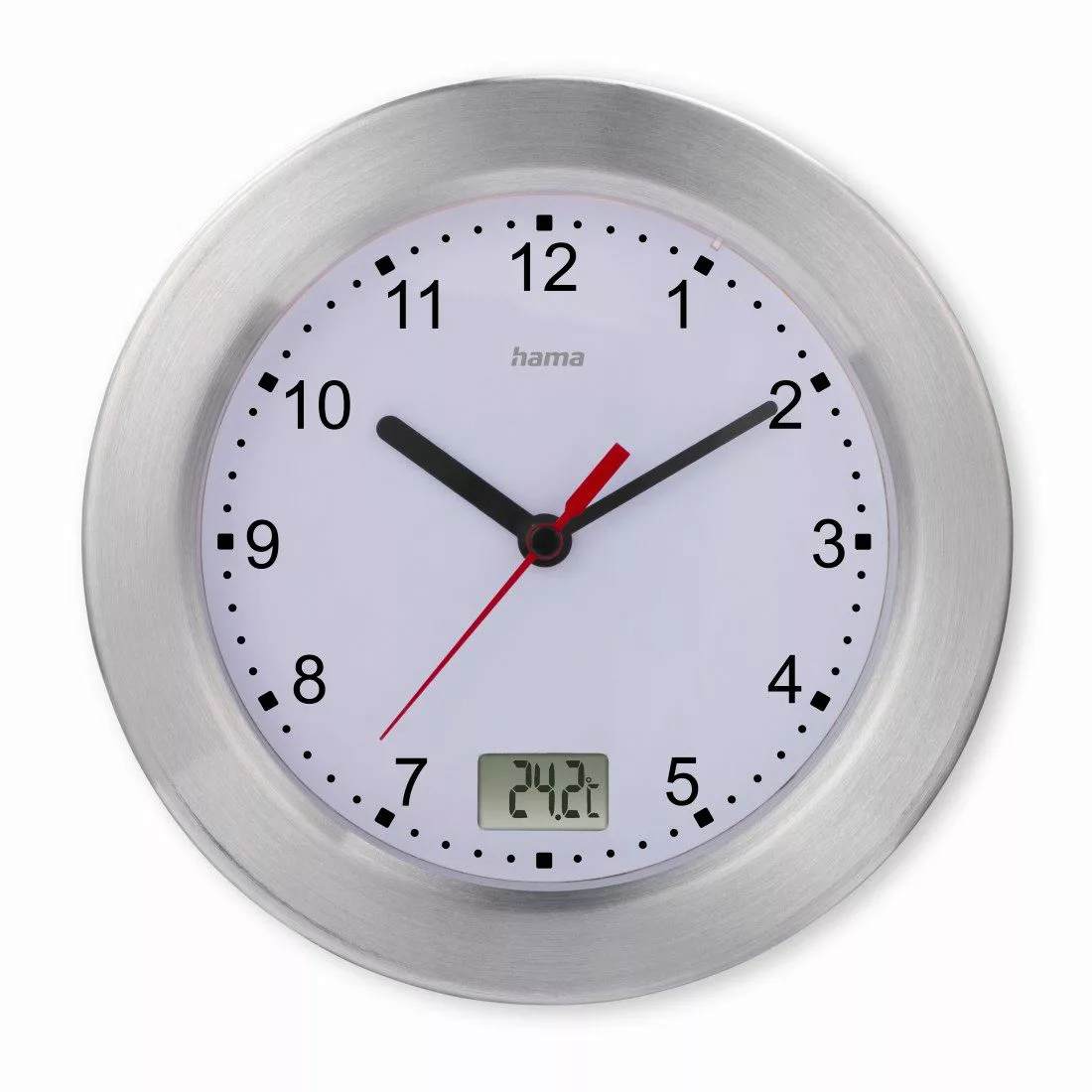 Hama Badezimmeruhr Wanduhr "Mauritius", ohne Ticken, günstig online kaufen