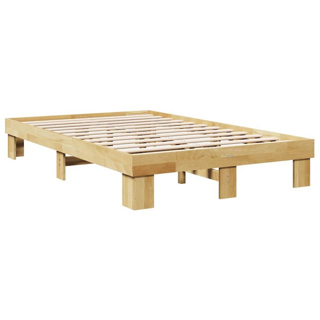 vidaXL Bett Massivholzbett ohne Matratze 120x190 cm Eichenholz günstig online kaufen