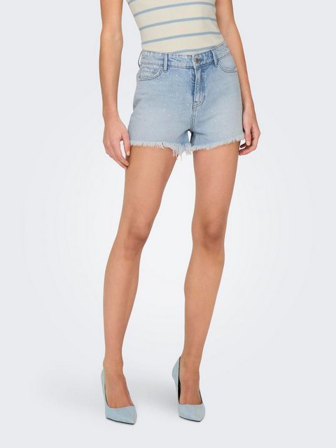 ONLY Jeansshorts "ONLPACY HW RHINESTONE DNM SHORTS AZG" günstig online kaufen