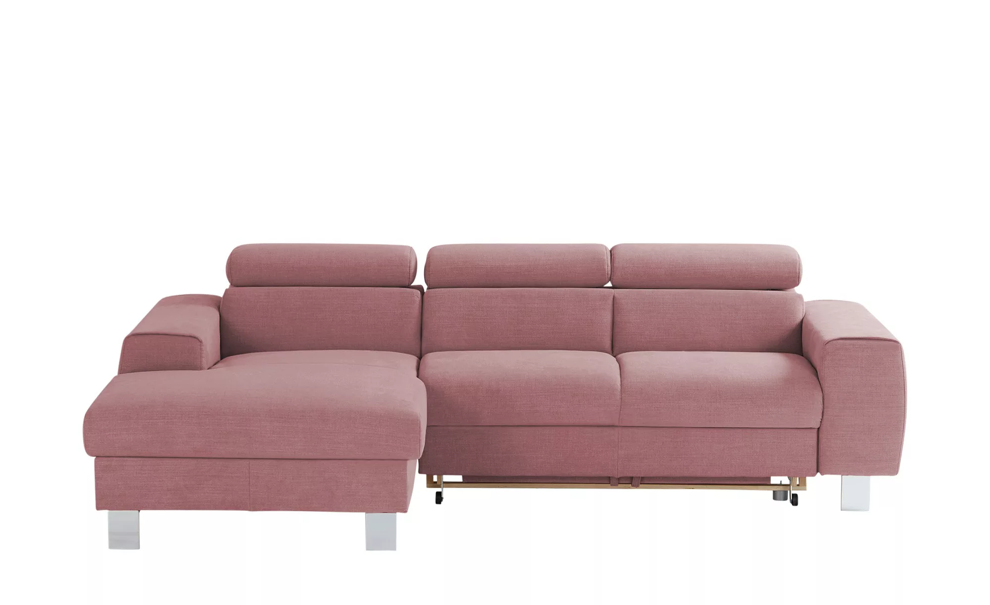 uno Ecksofa  Los Angeles - rosa/pink - 244 cm - 72 cm - Polstermöbel > Sofa günstig online kaufen