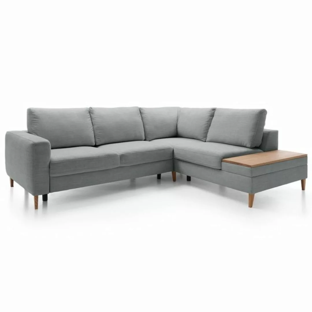 Lomadox Ecksofa ADANA-155, L-Form, langer Schenkel links, Schlaffunktion, B günstig online kaufen