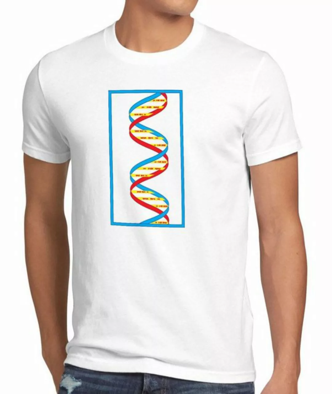 Print-Shirt Herren T-Shirt Sheldon DNA Big Fan Theory Bazinga Bang Cooper S günstig online kaufen