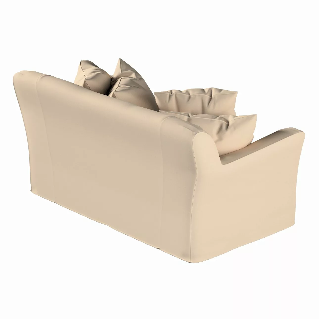 Bezug für Tomelilla 2-Sitzer Sofa nicht ausklappbar, creme-beige, Sofahusse günstig online kaufen