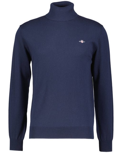 Gant Strickpullover Herren Rollkragenpullover mit Wolle (1-tlg) günstig online kaufen