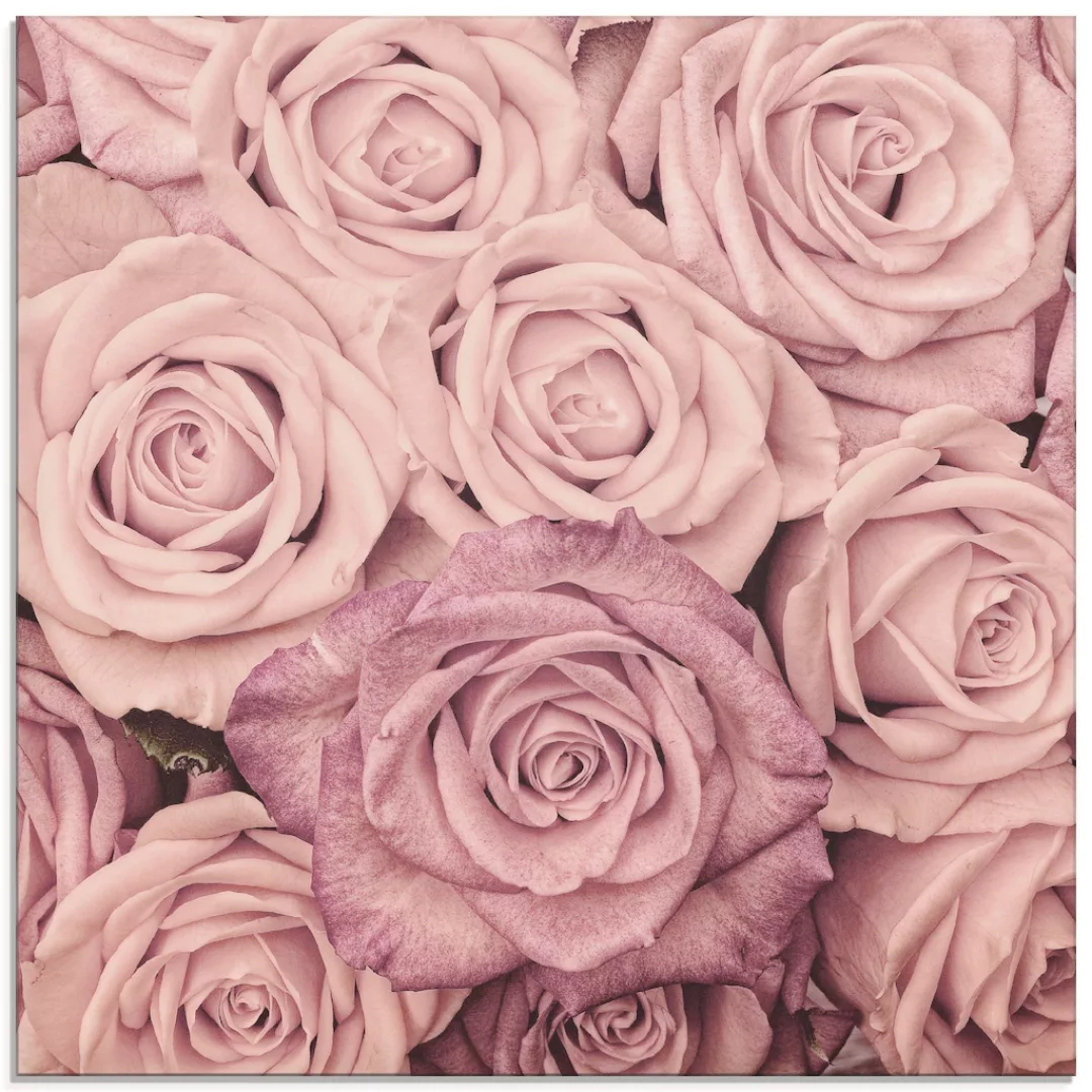 Artland Glasbild "Rosen", Blumen, (1 St.) günstig online kaufen