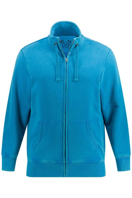 JP1880 Fleecejacke Sweatjacke Vintage Look Kängurutasche günstig online kaufen