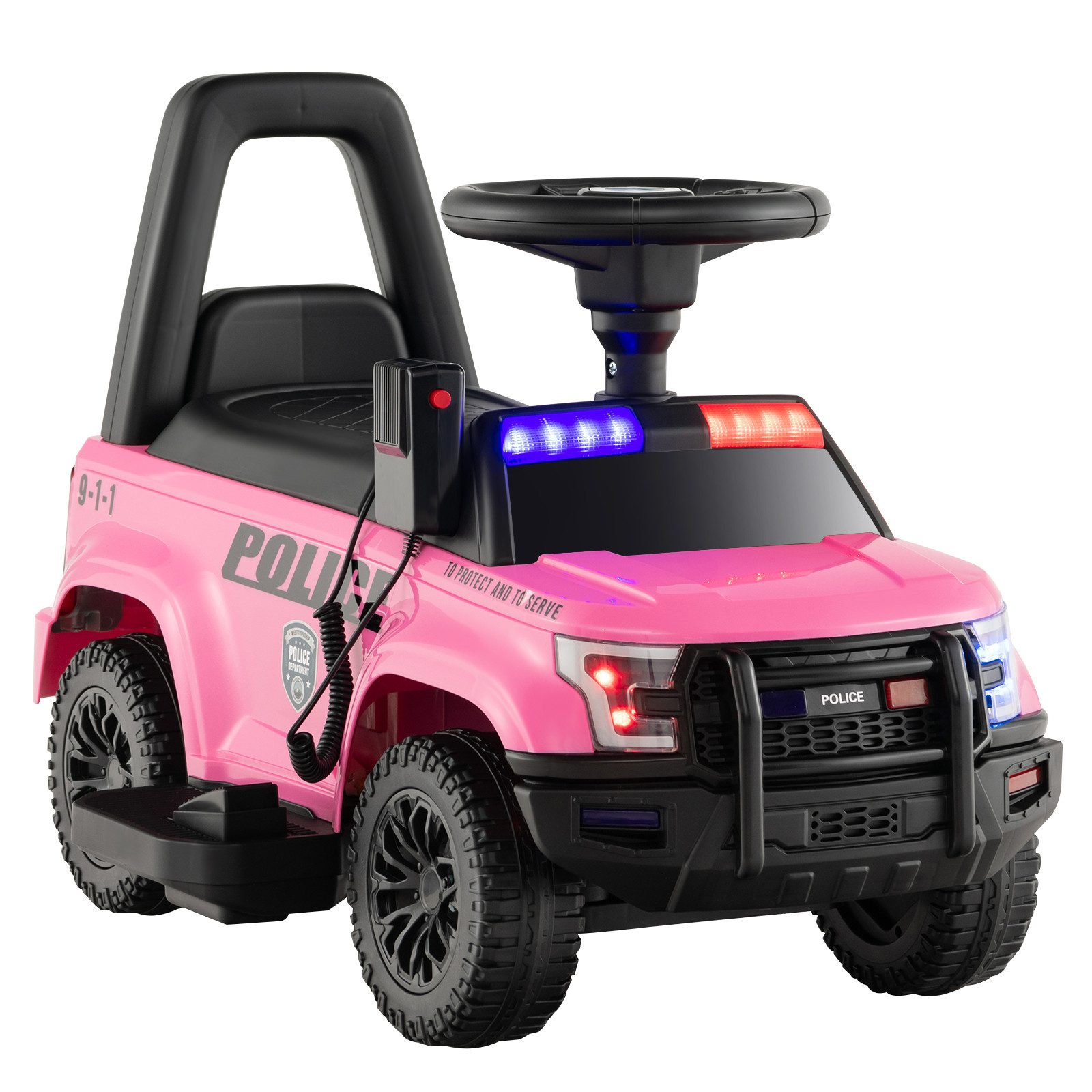 COSTWAY Elektro-Kinderauto 6V Polizei Spielzeugauto, mit günstig online kaufen