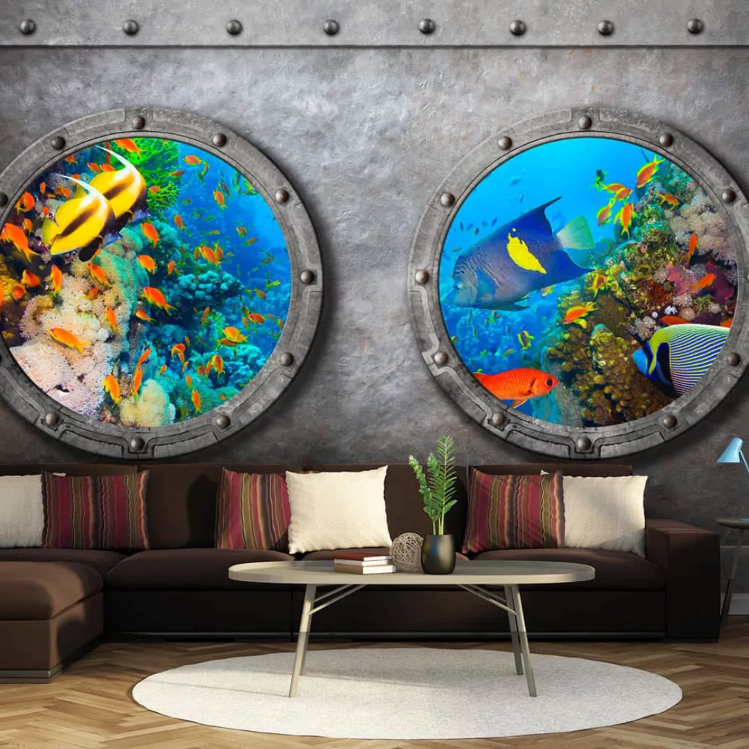 Selbstklebende Fototapete - Window to the underwater world günstig online kaufen