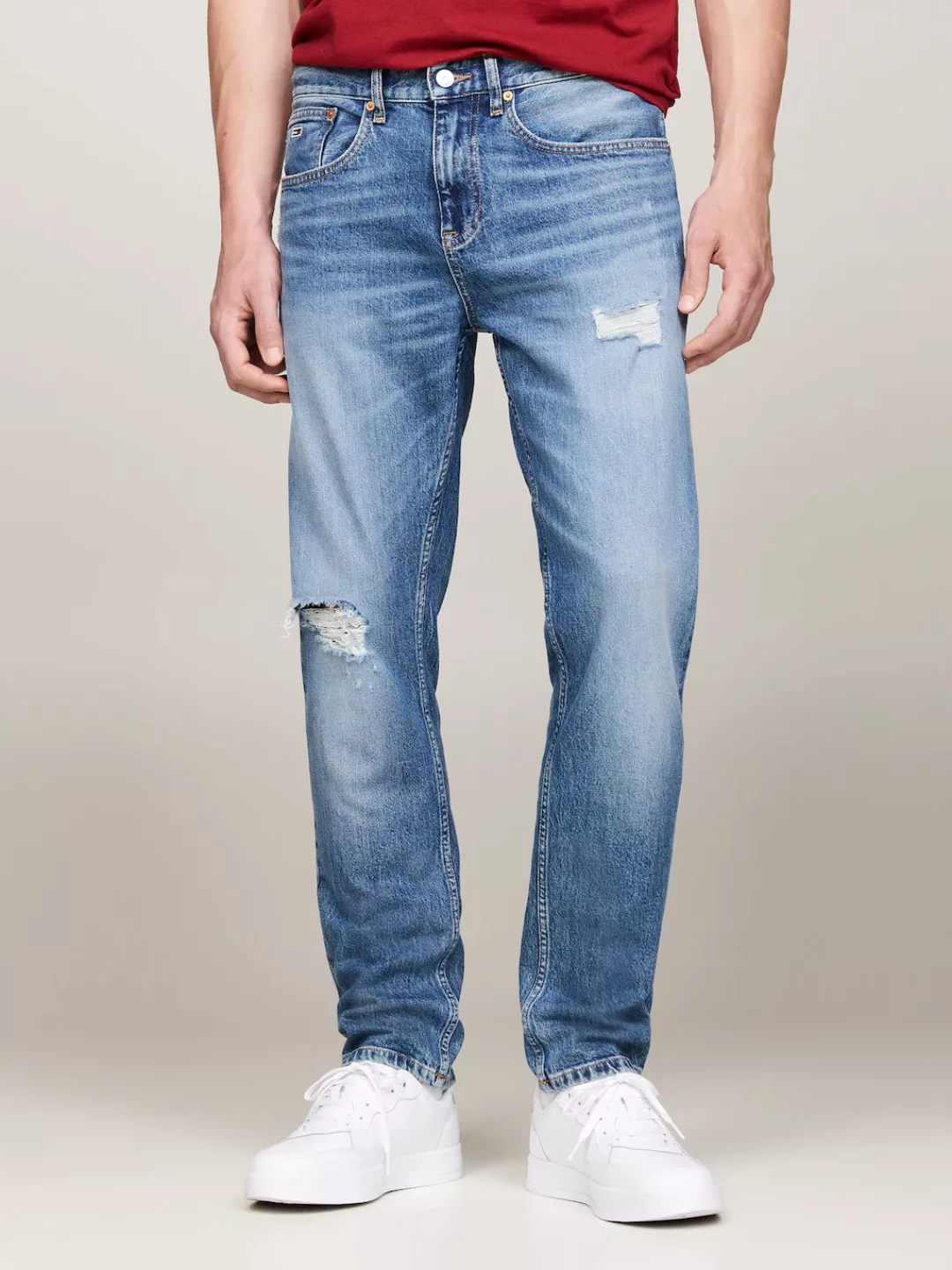 Tommy Jeans Destroyed-Jeans AUSTIN SLIM TPRD DH6135 in cooler Waschung günstig online kaufen