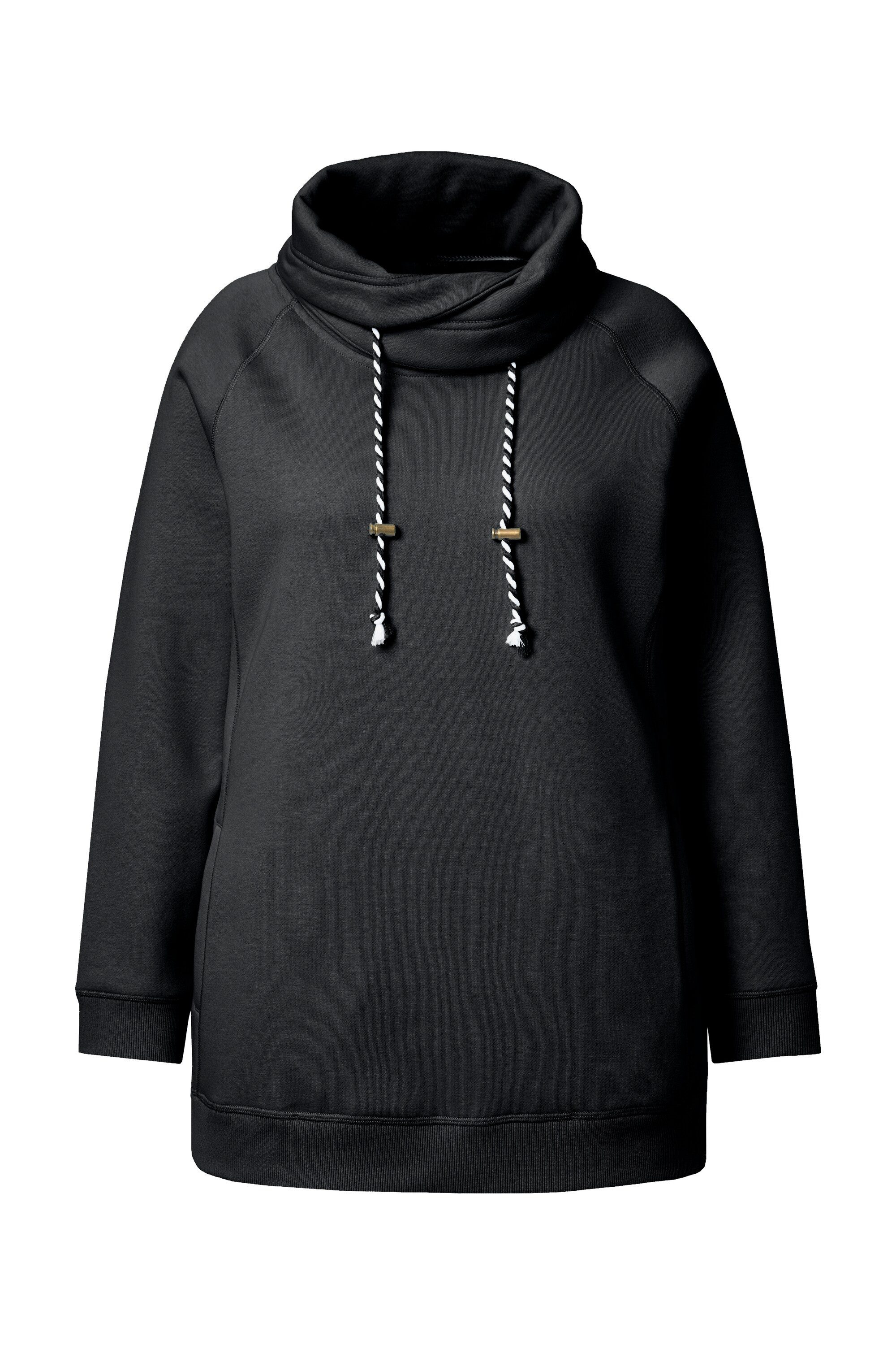 Ulla Popken Sweatshirt Sweatshirt weiter Stehkragen günstig online kaufen