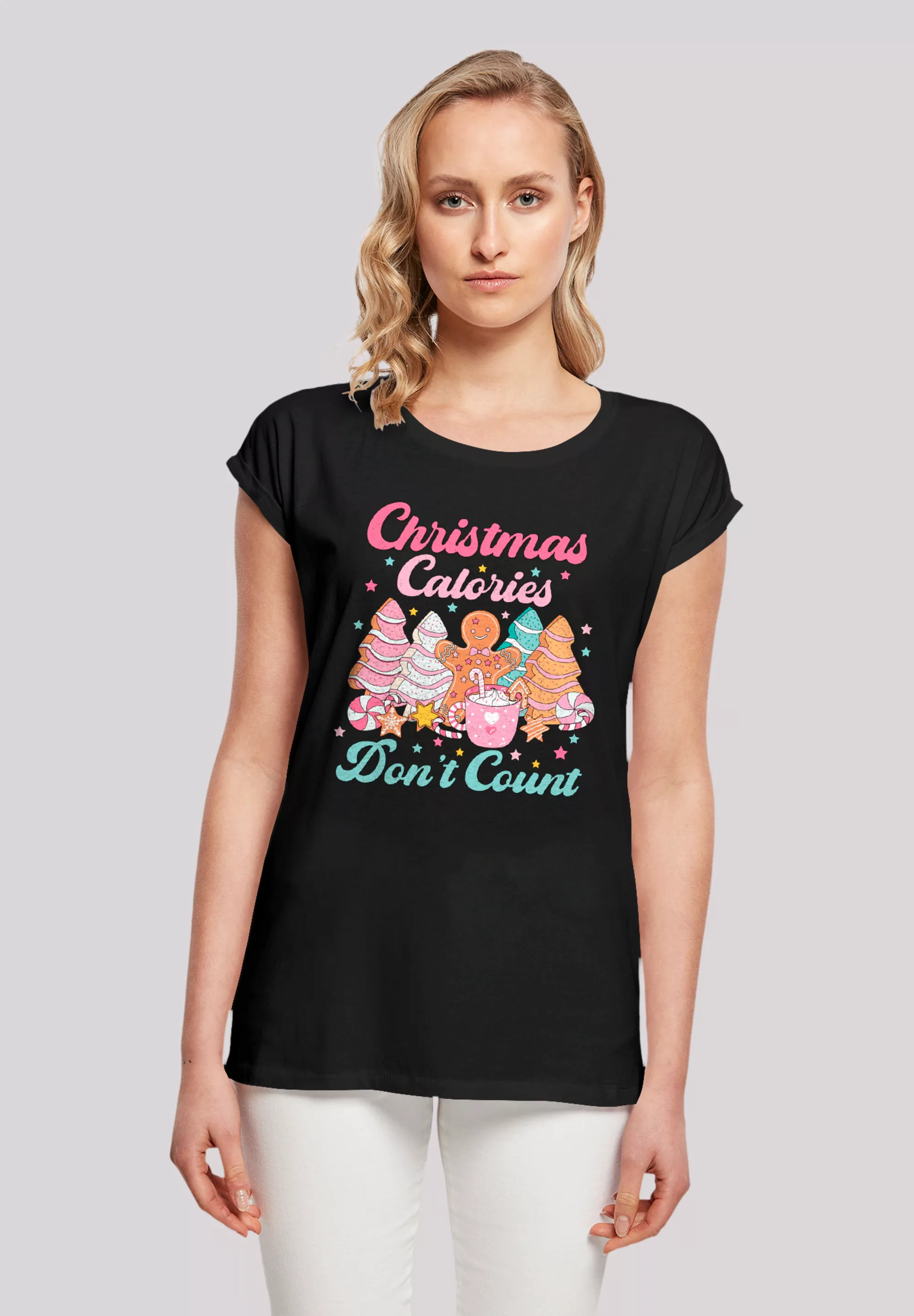 F4NT4STIC T-Shirt "Weihnachten Dont Count Candy", Premium Qualität, Weihnac günstig online kaufen