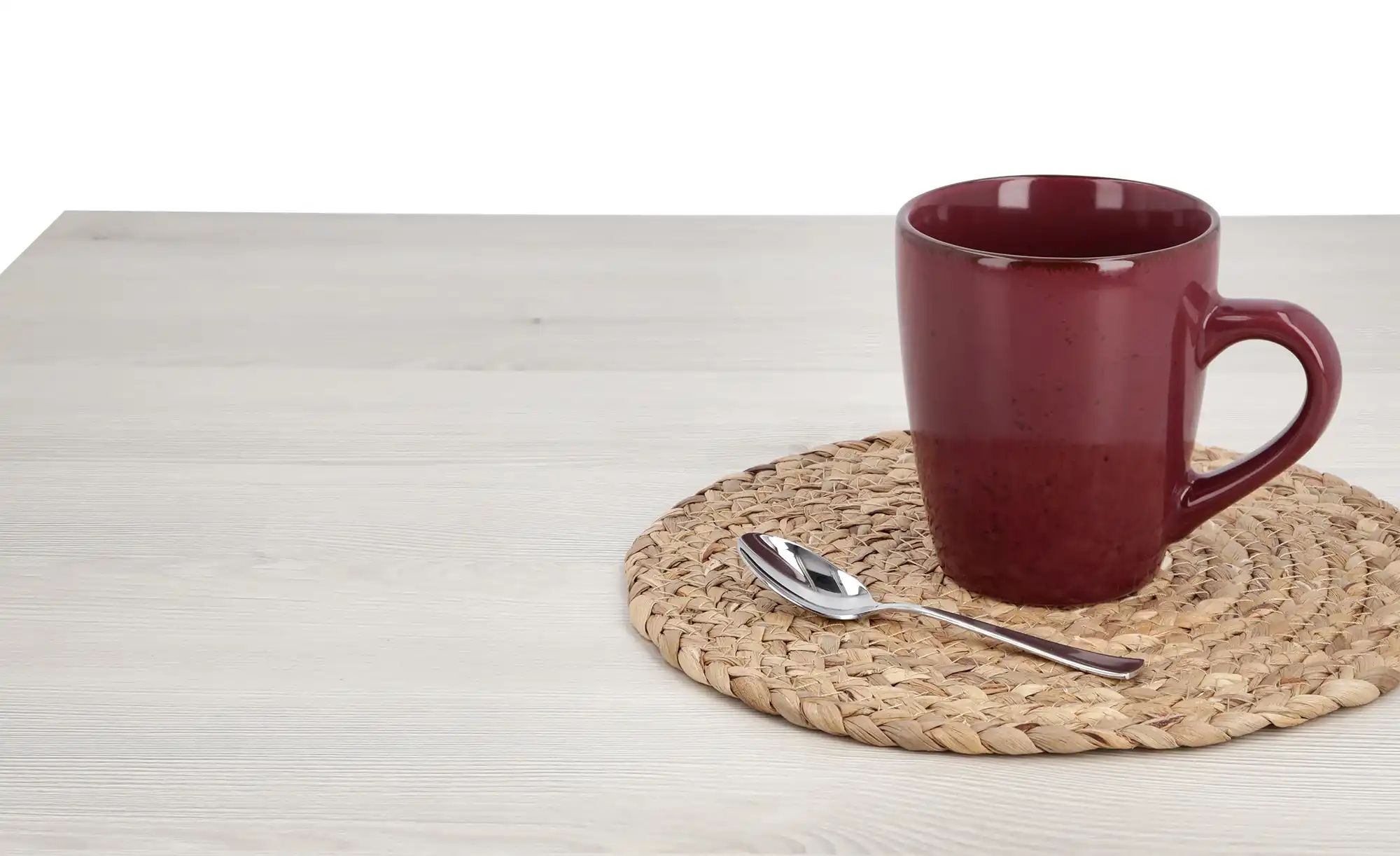 Platzset   ¦ beige ¦ Naturfaser ¦ Maße (cm): H: 0,3  Ø: 25 Tischwäsche & Kü günstig online kaufen