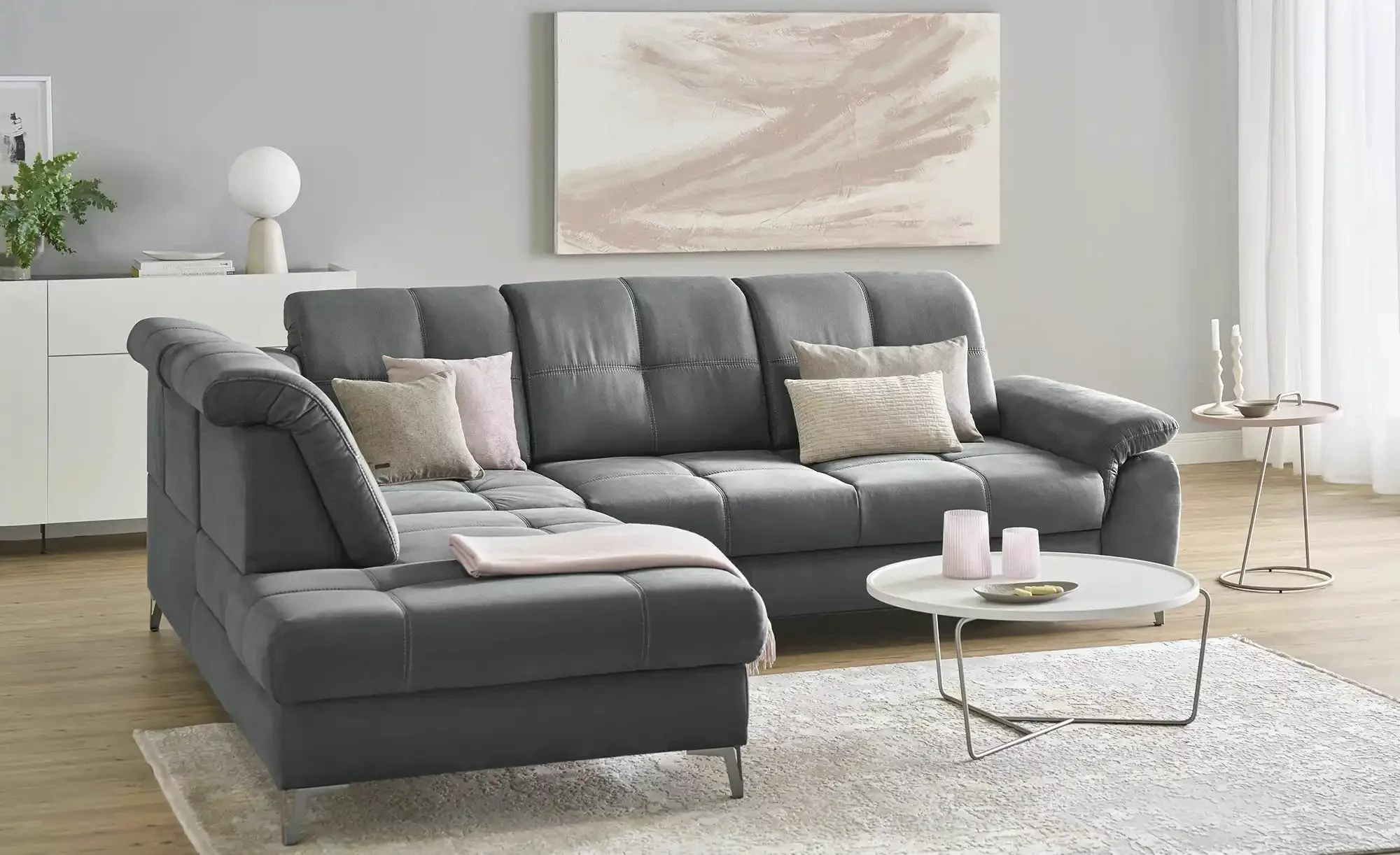 medium Ecksofa  Planova II ¦ grau ¦ Maße (cm): B: 282 H: 114 T: 241.0 Polst günstig online kaufen