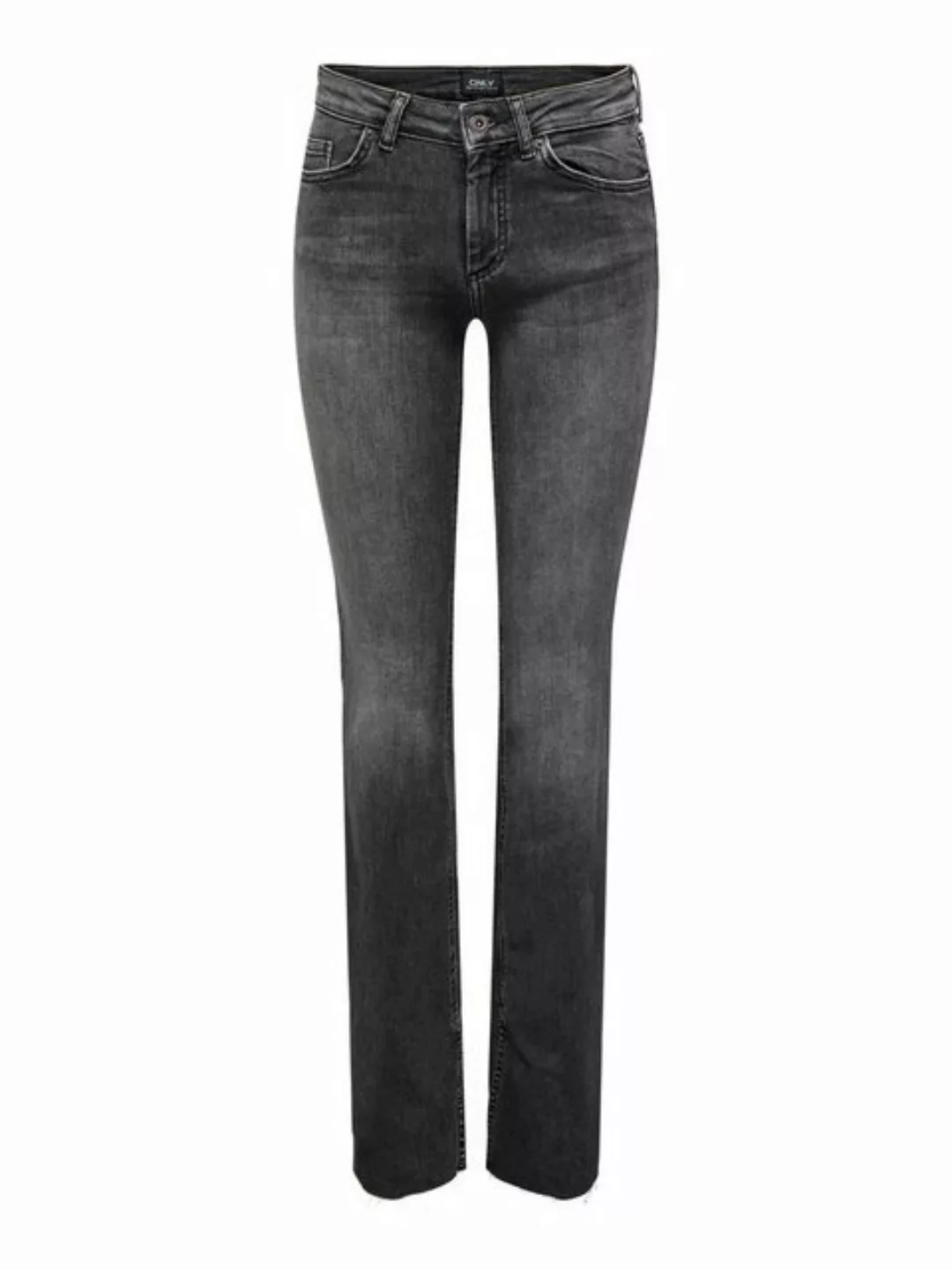 ONLY Bootcut-Jeans "ONLBLUSH HW SLIT FLR RAW DNM" günstig online kaufen