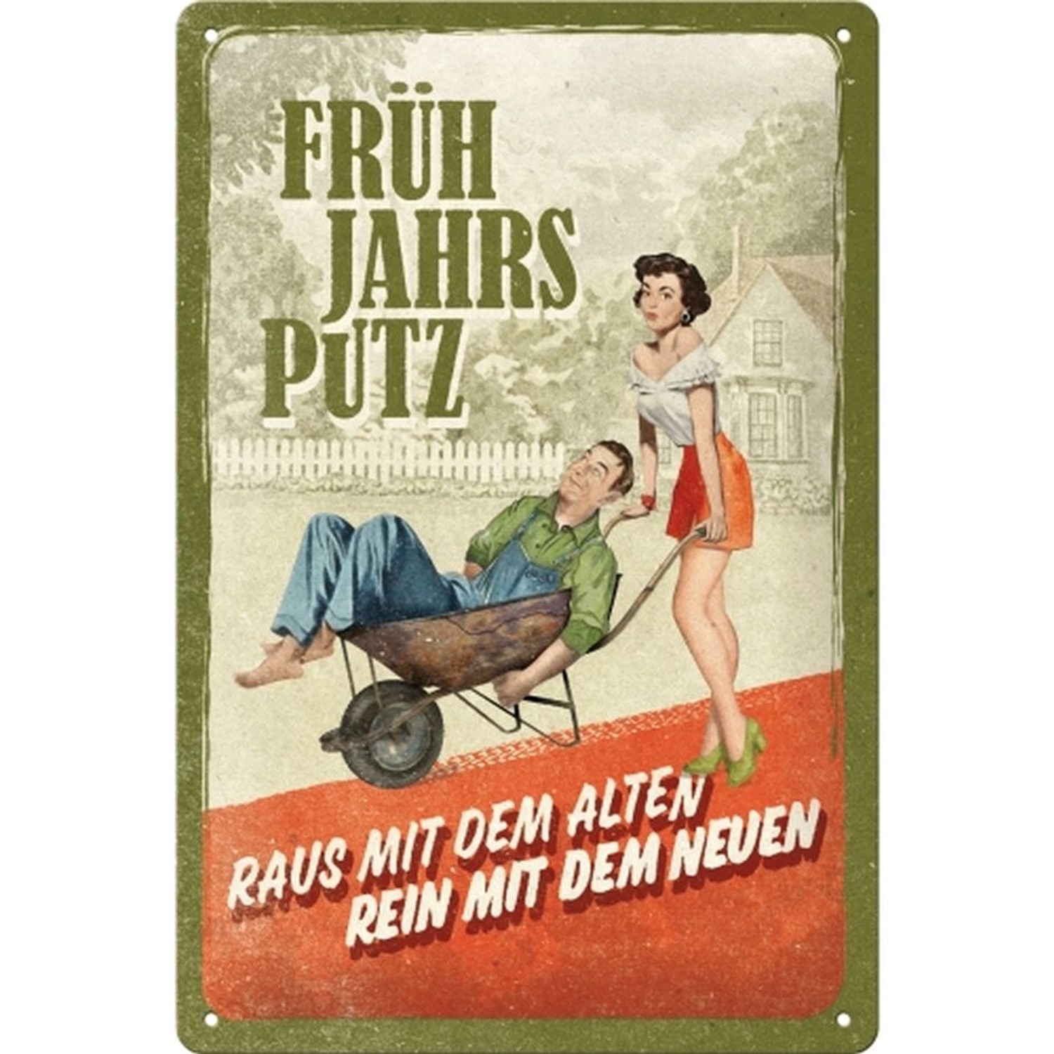 Nostalgic-Art Blechschild 20 x 30cm - Home & Country - Frühjahrsputz - Spec günstig online kaufen