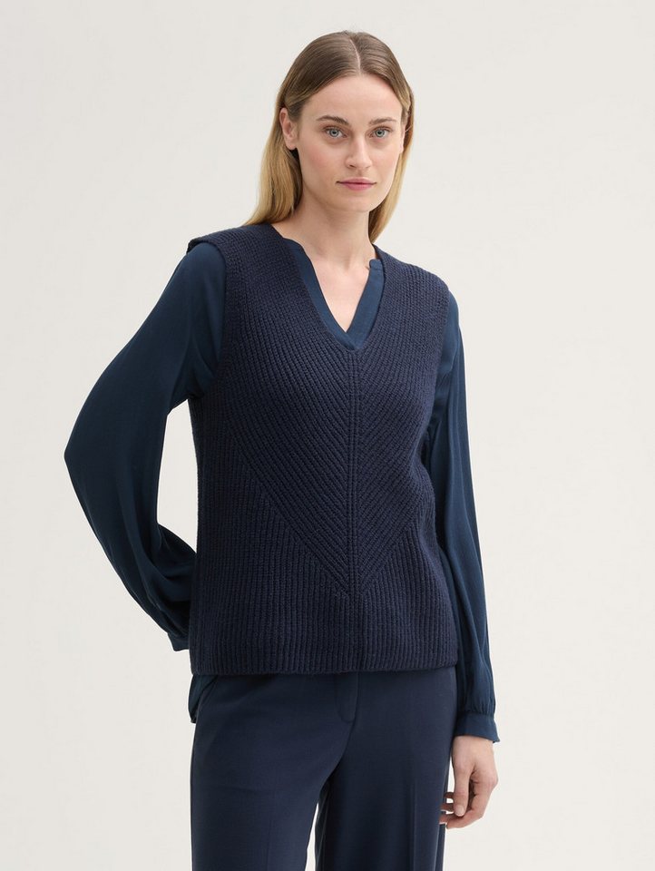 TOM TAILOR Strickpullover Strick Pullunder günstig online kaufen