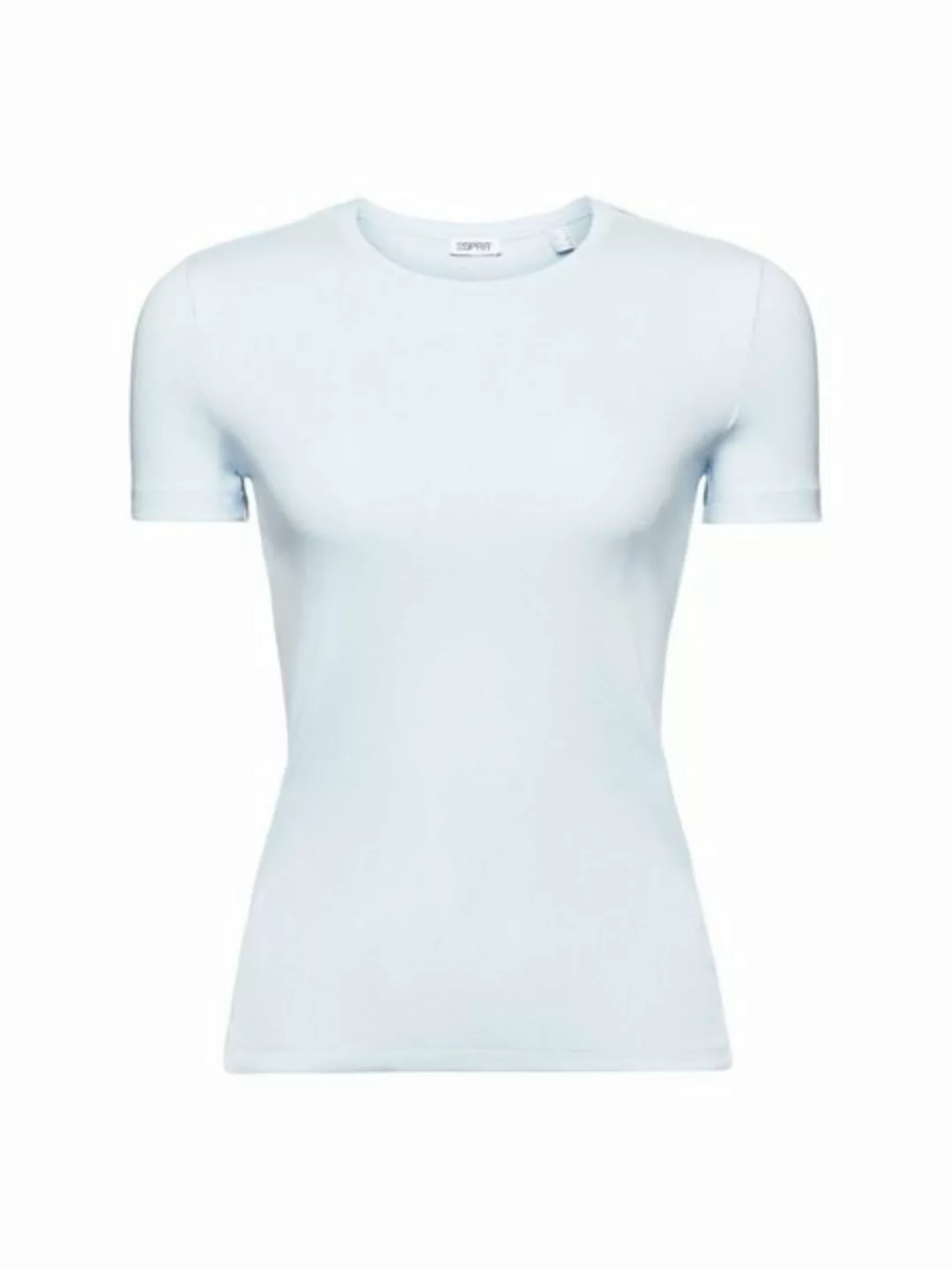 Esprit T-Shirt T-Shirt aus Baumwolljersey mit Rundhalsausschnitt (1-tlg) günstig online kaufen