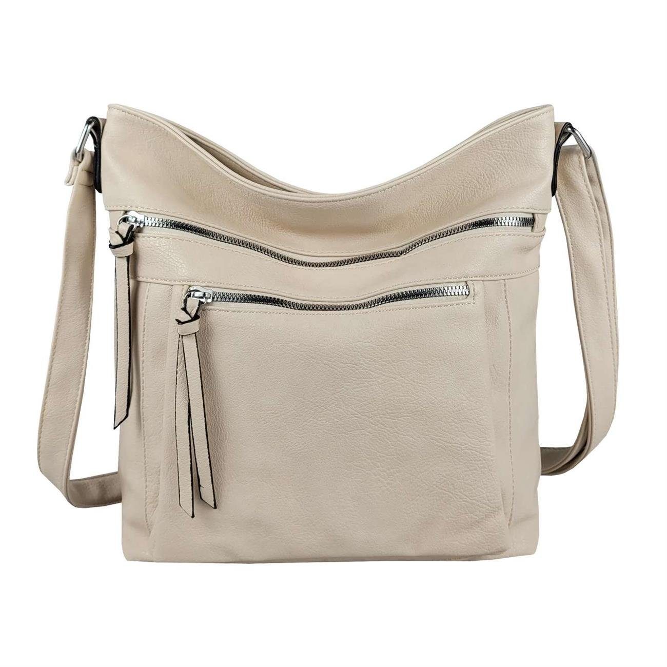 ITALYSHOP24 Schultertasche Damen Tasche XL Shopper günstig online kaufen