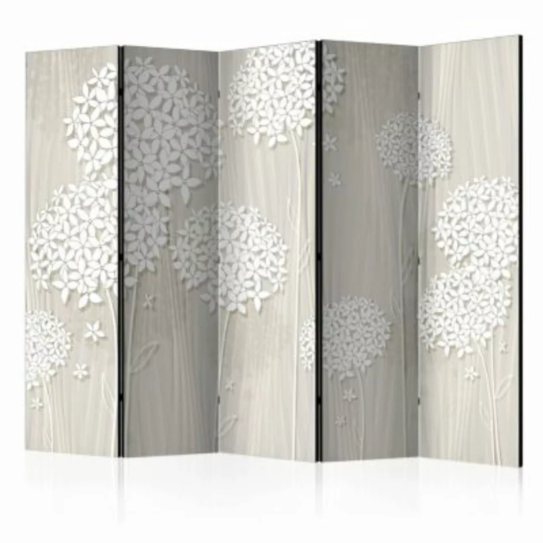 artgeist Paravent Paper Dandelions II [Room Dividers] weiß/beige Gr. 225 x günstig online kaufen