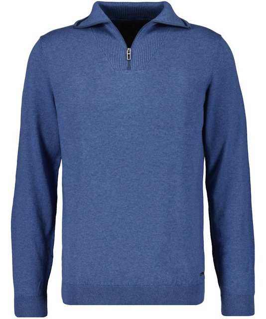 RAGMAN V-Ausschnitt-Pullover mit Stehkragen und Zip günstig online kaufen