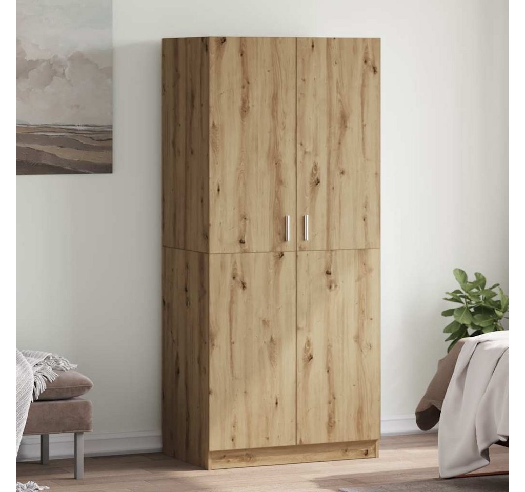 vidaXL Schrankmodule Kleiderschrank Artisan-Eiche 90x52x200 cm Holzwerkstof günstig online kaufen