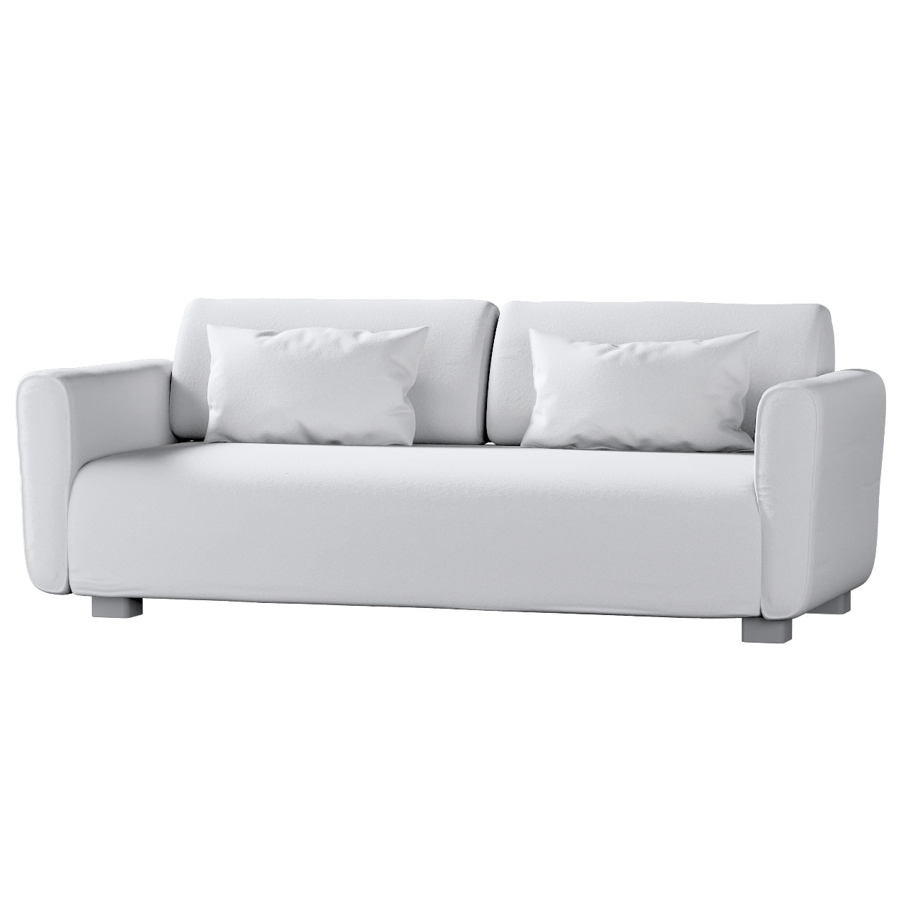 Bezug für Mysinge 2-Sitzer Sofa, weiß, Sofabezug Mysinge 2-Sitzer, Bouclé ( günstig online kaufen