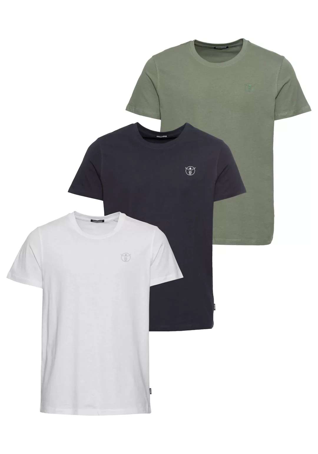 Chiemsee T-Shirt "H T-Shirt 3 Pk" günstig online kaufen