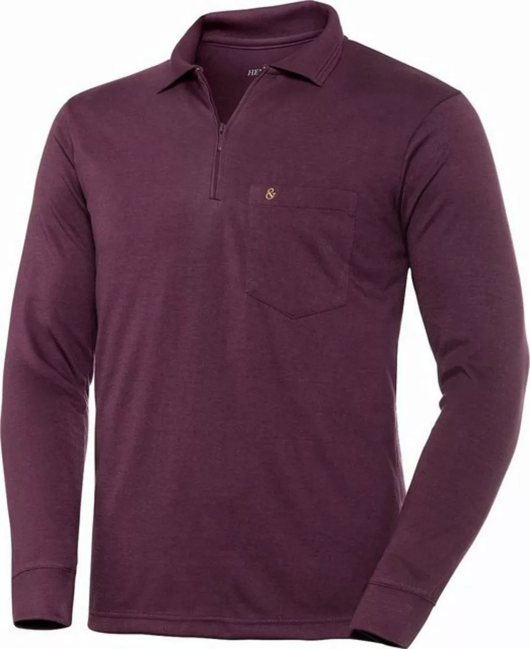 HENSON&HENSON Langarm-Poloshirt superweiches Jersey-Gewebe günstig online kaufen