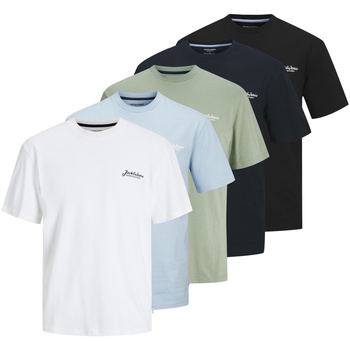 Jack & Jones  T-Shirt T-Shirt BEAU Kurzarmshirt 5er Pack günstig online kaufen