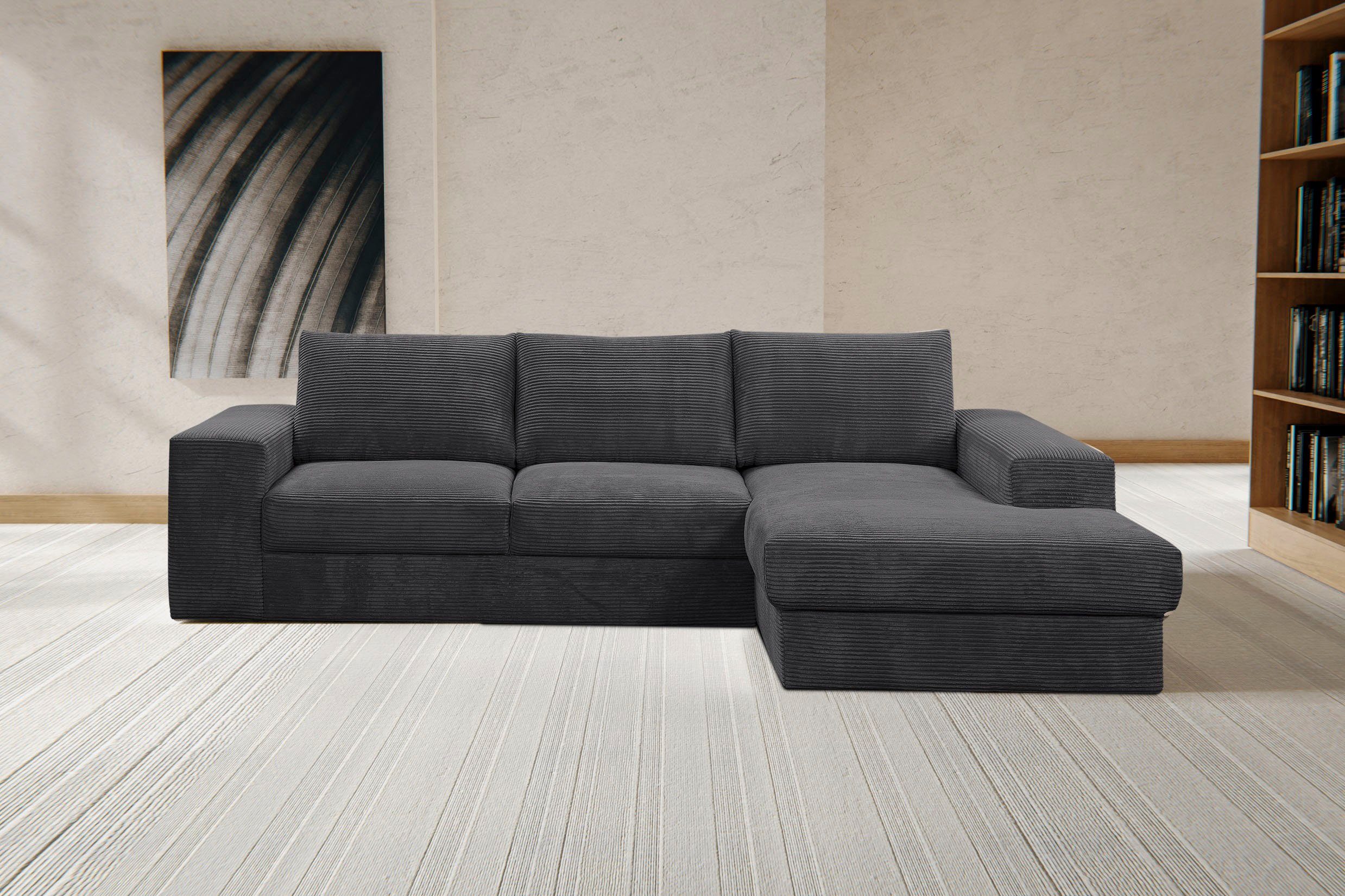 WERK2 Ecksofa Rozzana, in modischem Cord-Bezug günstig online kaufen