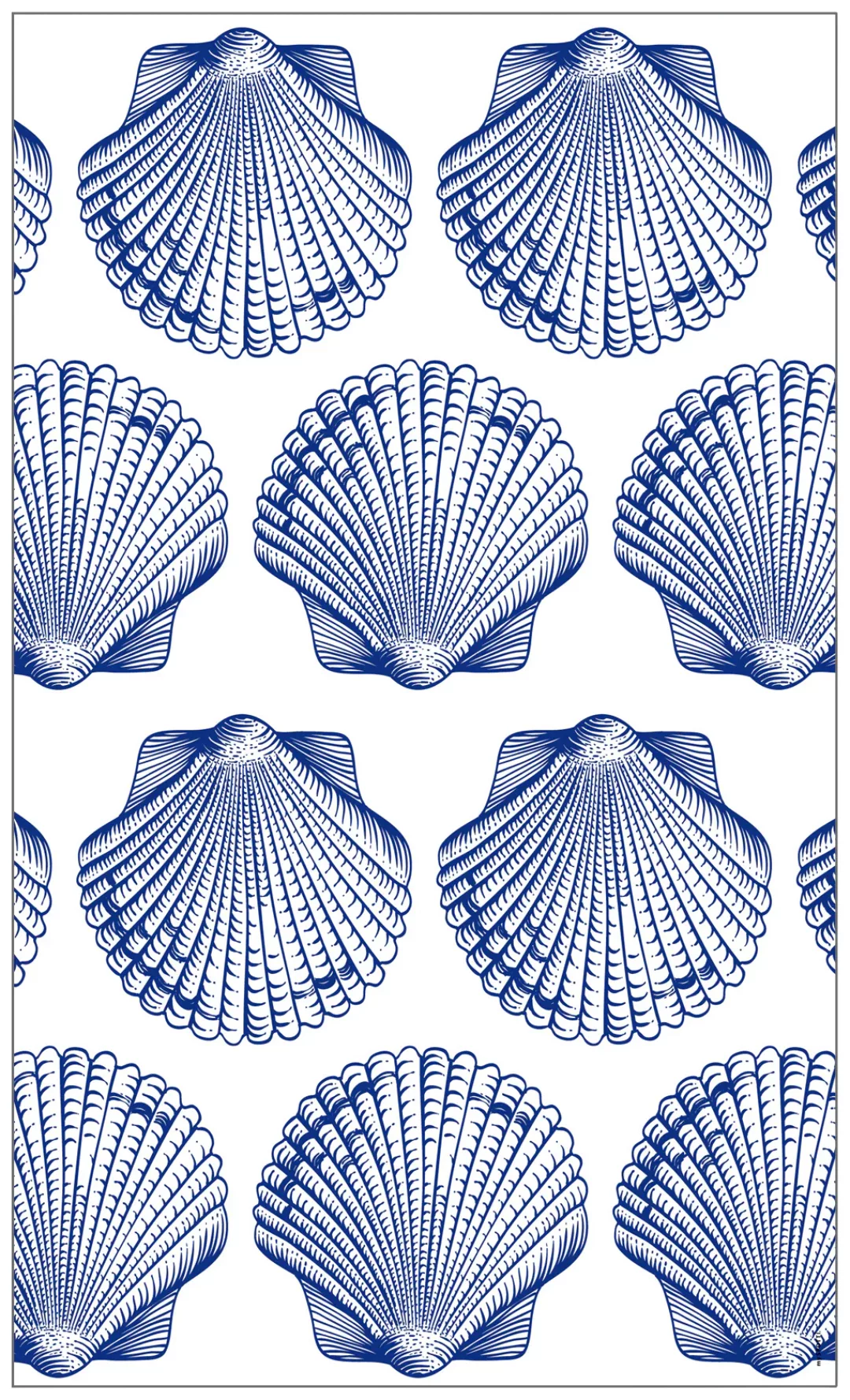 MySpotti Fensterfolie "Look Shells blue", halbtransparent, glattstatisch ha günstig online kaufen