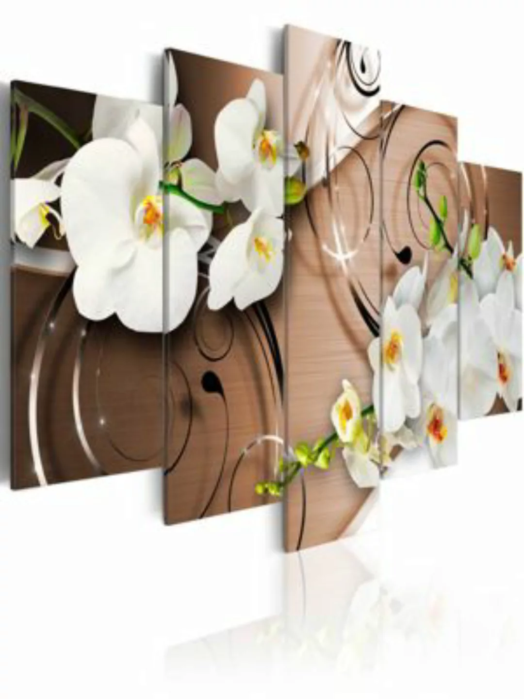 artgeist Wandbild Ivory orchids mehrfarbig Gr. 200 x 100 günstig online kaufen