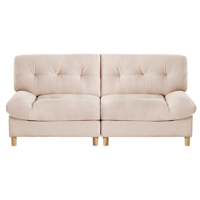 BlingBin Sofa 2-Sitzer Doppelsofa mit Großen Sitzkissen und Rückenlehne, Po günstig online kaufen