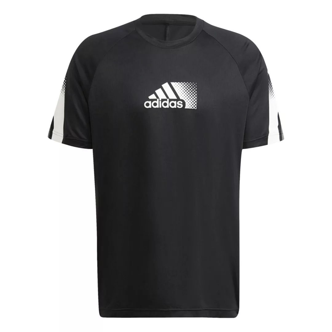 Adidas Seaso Kurzarm T-shirt XS Black / White günstig online kaufen