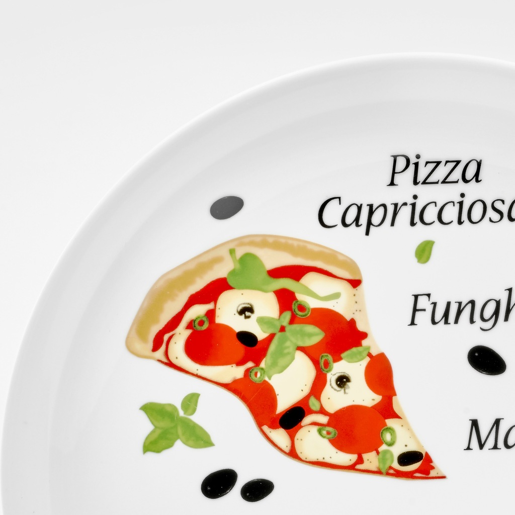 van Well Pizzateller »Margherita«, (Set, 6 St., 6 Pizzateller 30cm), Porzel günstig online kaufen