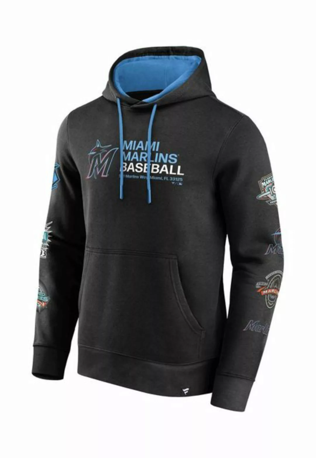 Fanatics Hoodie MLB Miami Marlins Fleece Pullover günstig online kaufen