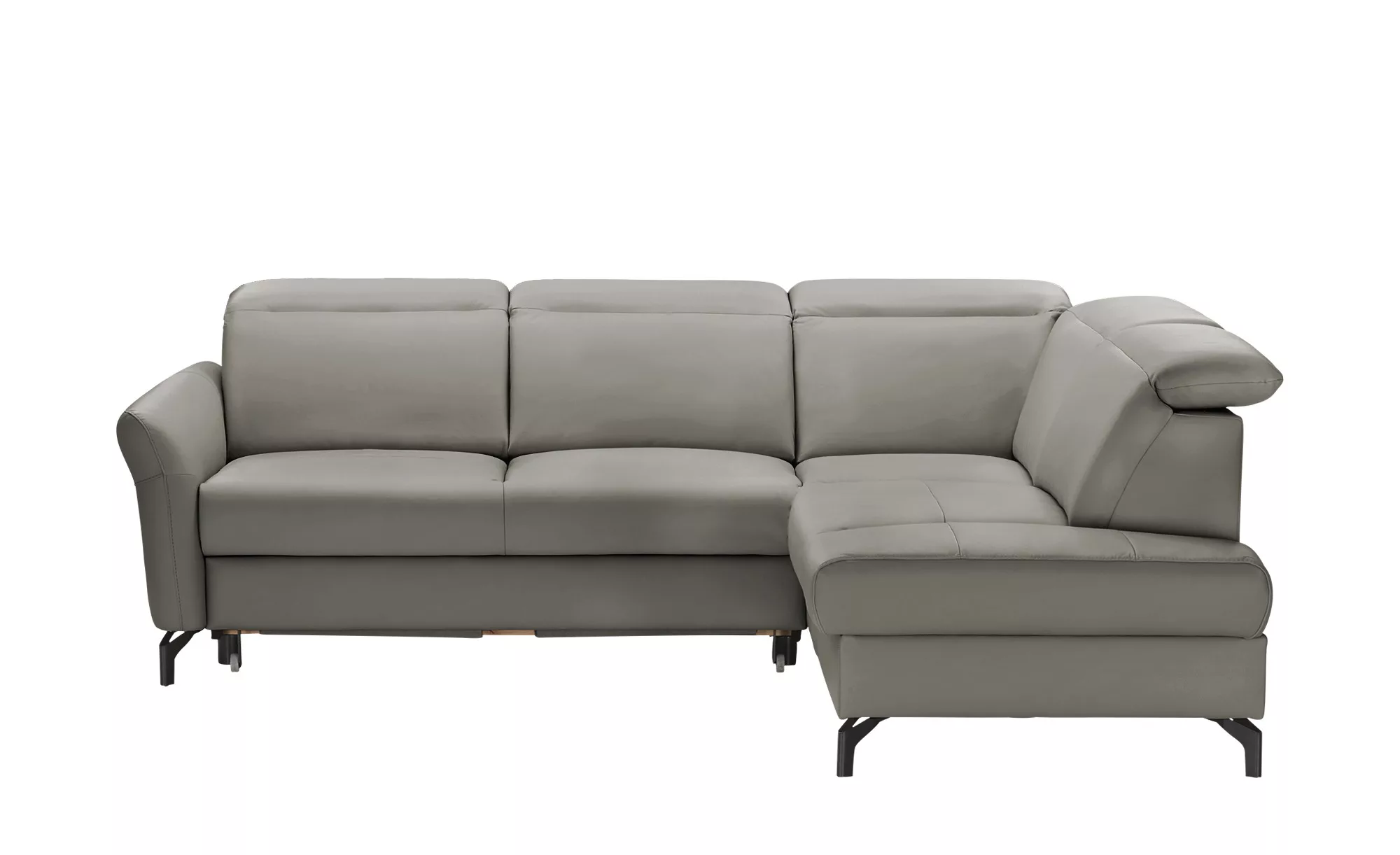 uno Ecksofa  Basel ¦ grau ¦ Maße (cm): B: 243 H: 100 T: 200 Polstermöbel > günstig online kaufen