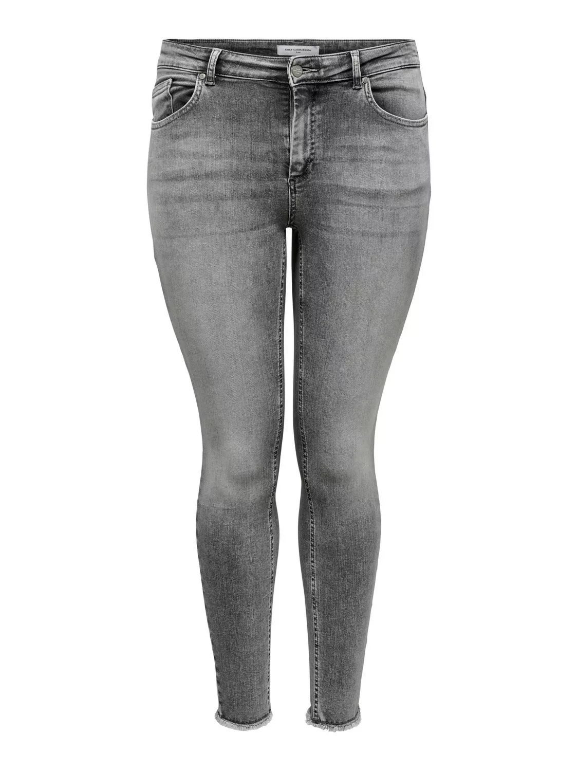 ONLY CARMAKOMA Skinny-fit-Jeans "CARWILLY REG SK ANK JNS", in washed-out Op günstig online kaufen