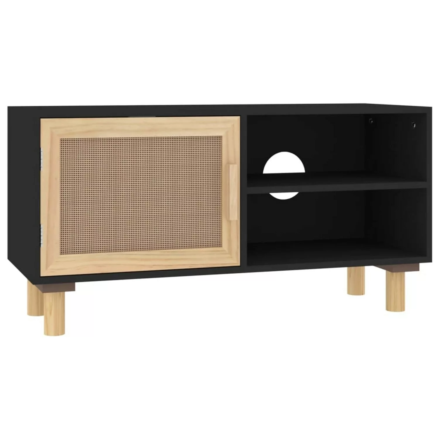 vidaXL TV-Schrank TV-Schrank Schwarz 80x30x40 cm günstig online kaufen