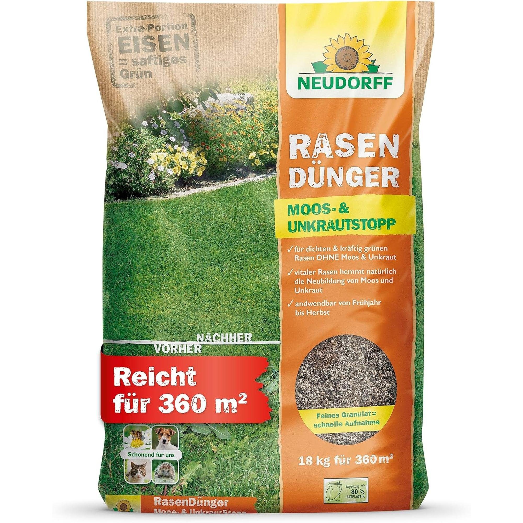 Neudorff Rasendünger RasenDünger Moos- & UnkrautStopp, günstig online kaufen