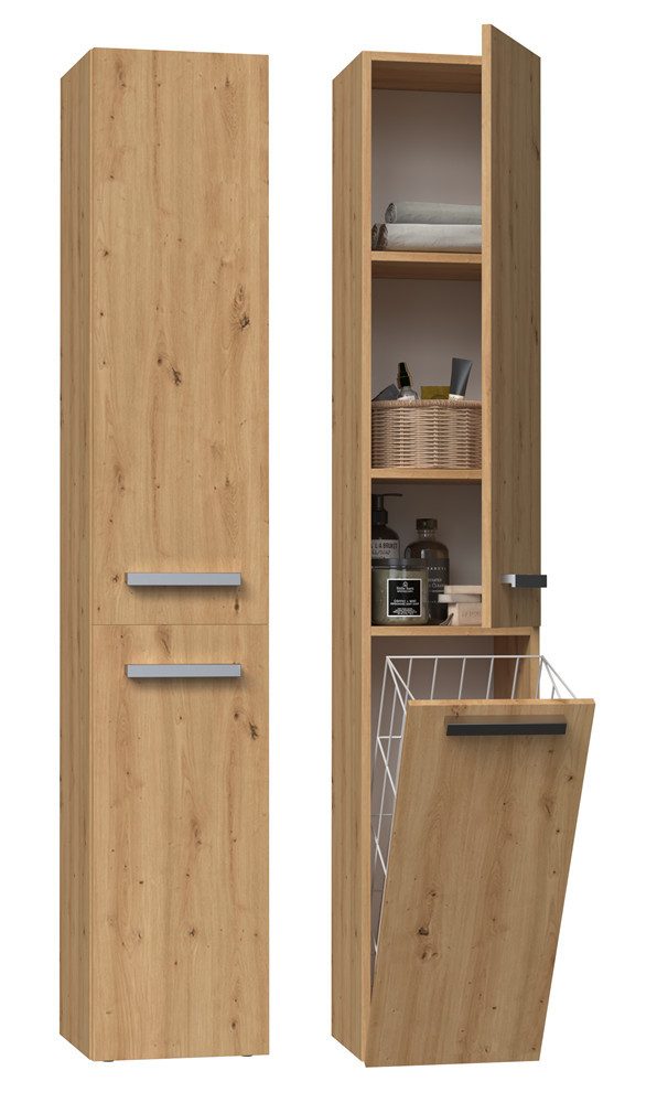 ibonto Hochschrank Badezimmerschrank: Elegantes & Praktisches günstig online kaufen