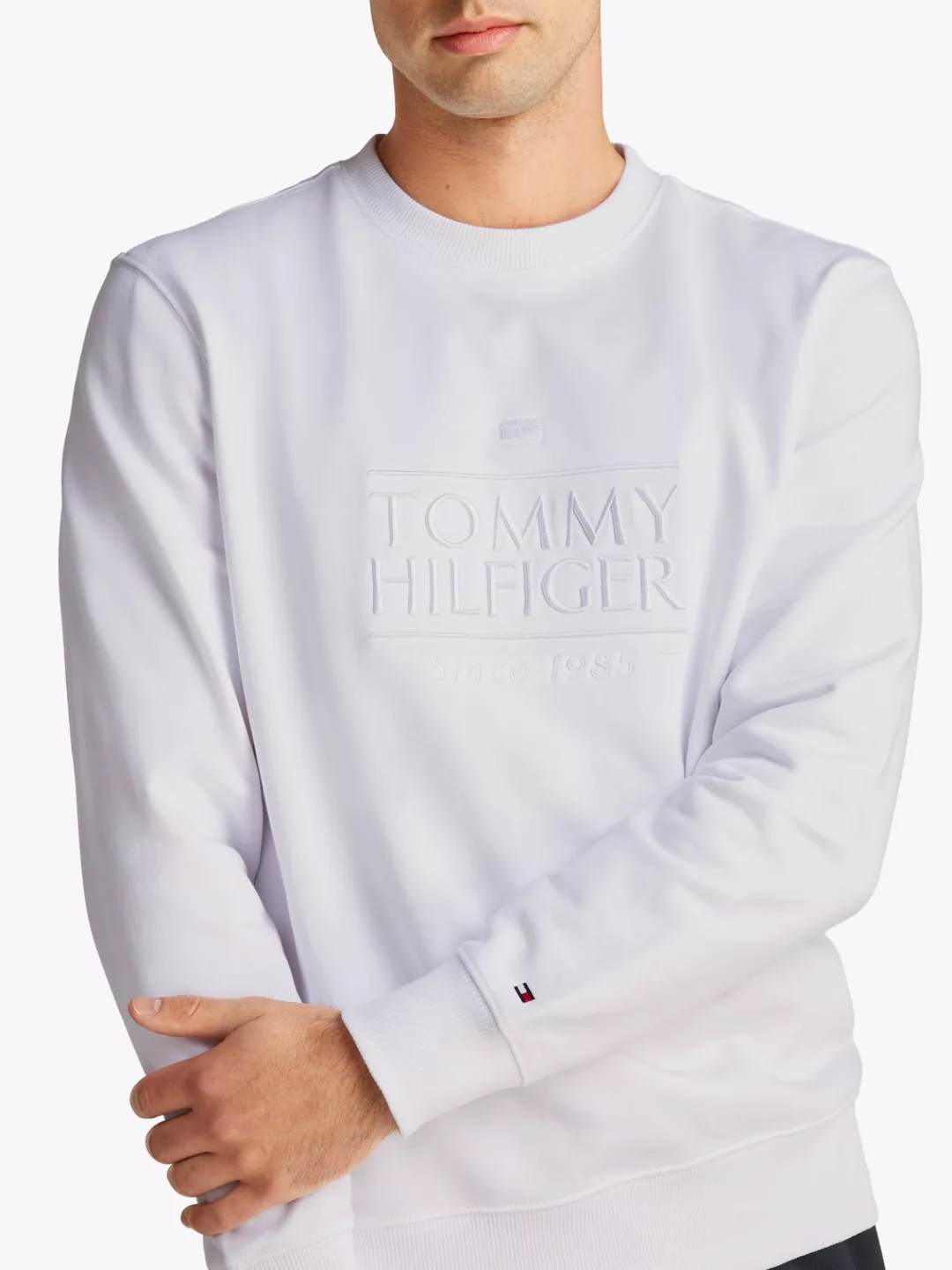 Tommy Hilfiger Sweatshirt "HILFIGER EMBRO LOGO SWEATSHIRT" günstig online kaufen