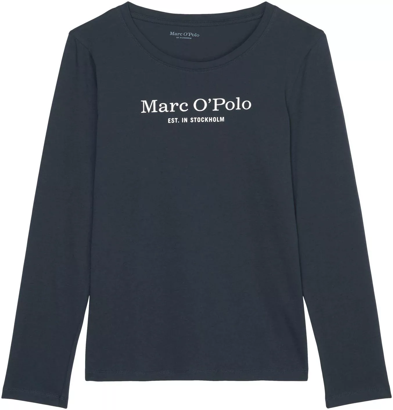 Marc OPolo Langarmshirt "MIX-N-MATCH", mit Brustprint in Kontrastfarbe günstig online kaufen