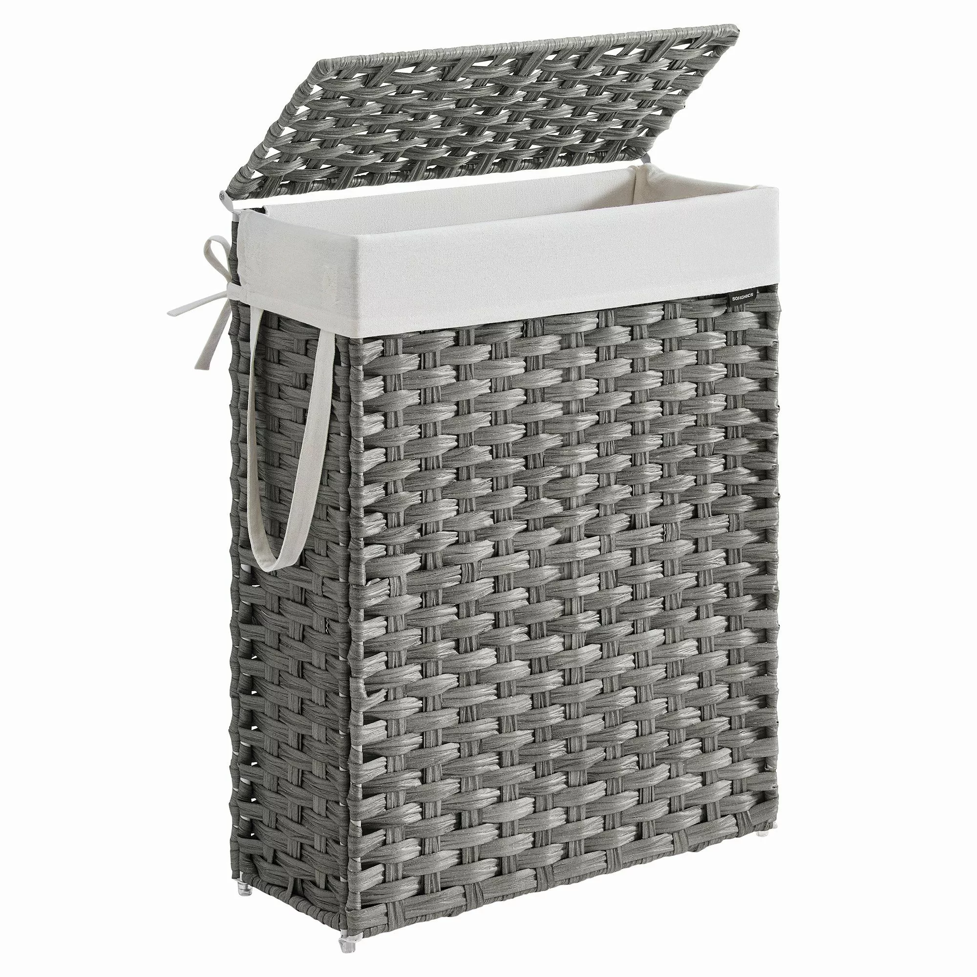 SONGMICS Wäschekorb, schmal, 55 L, mit günstig online kaufen