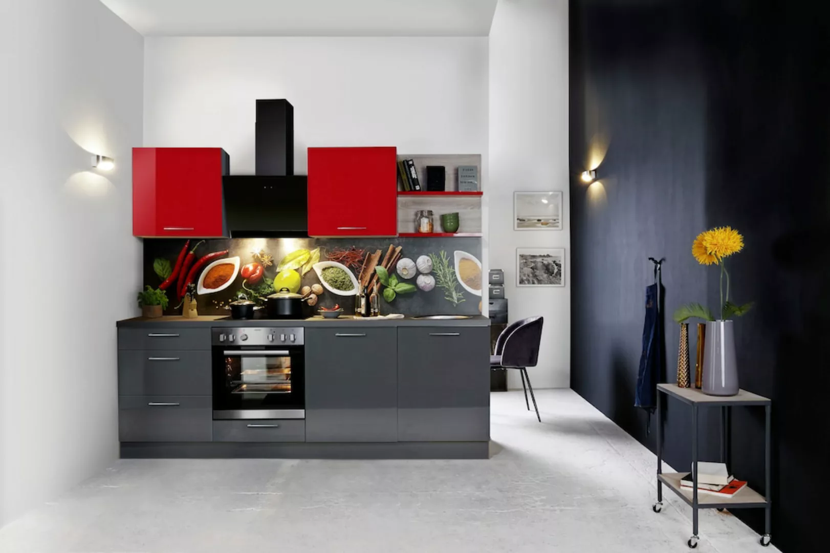 Express Küchen Küchenzeile "Jena", vormontiert, mit Soft-Close-Funktion, St günstig online kaufen