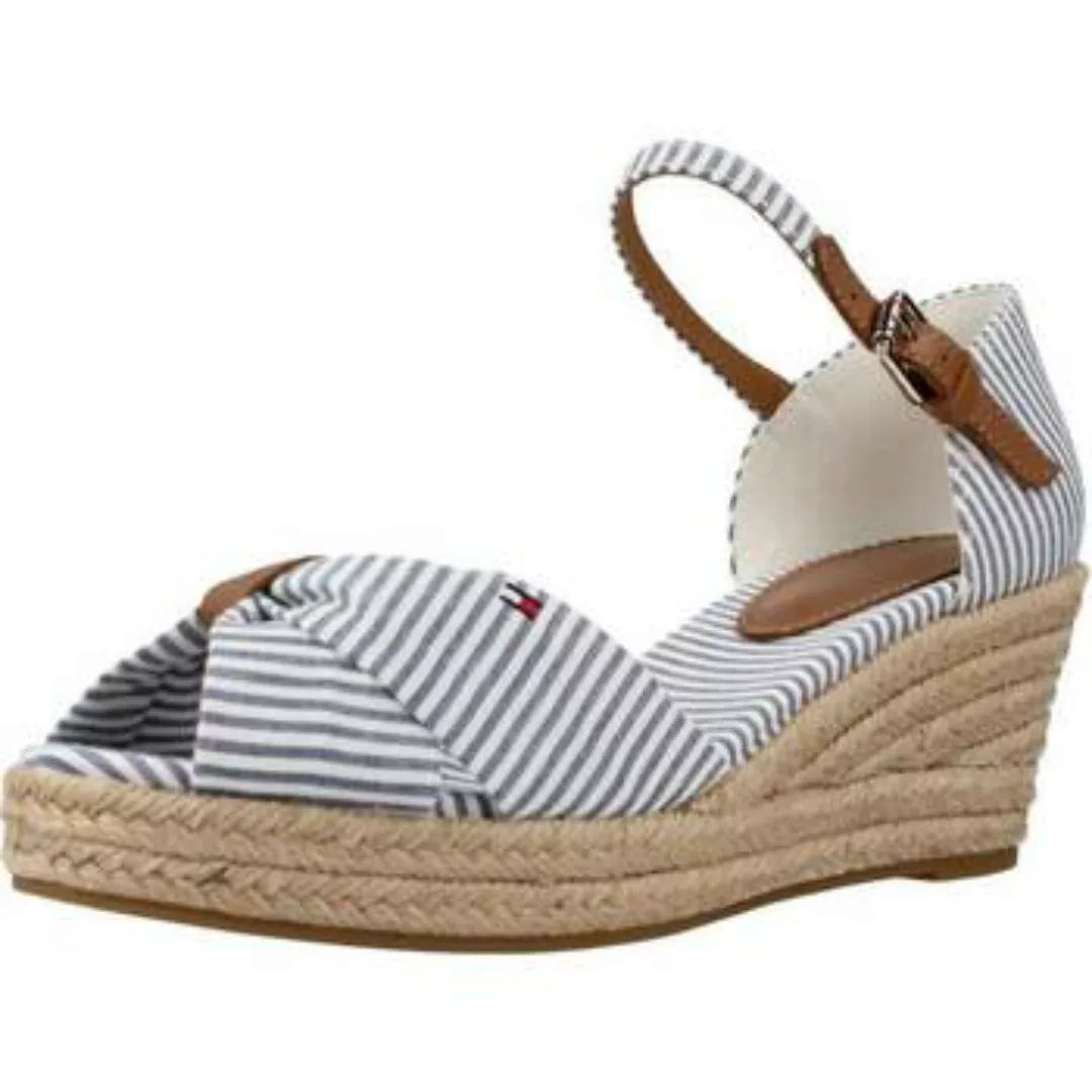 Tommy Hilfiger  Sandalen HIGH WEDGE SEERSUCKER günstig online kaufen