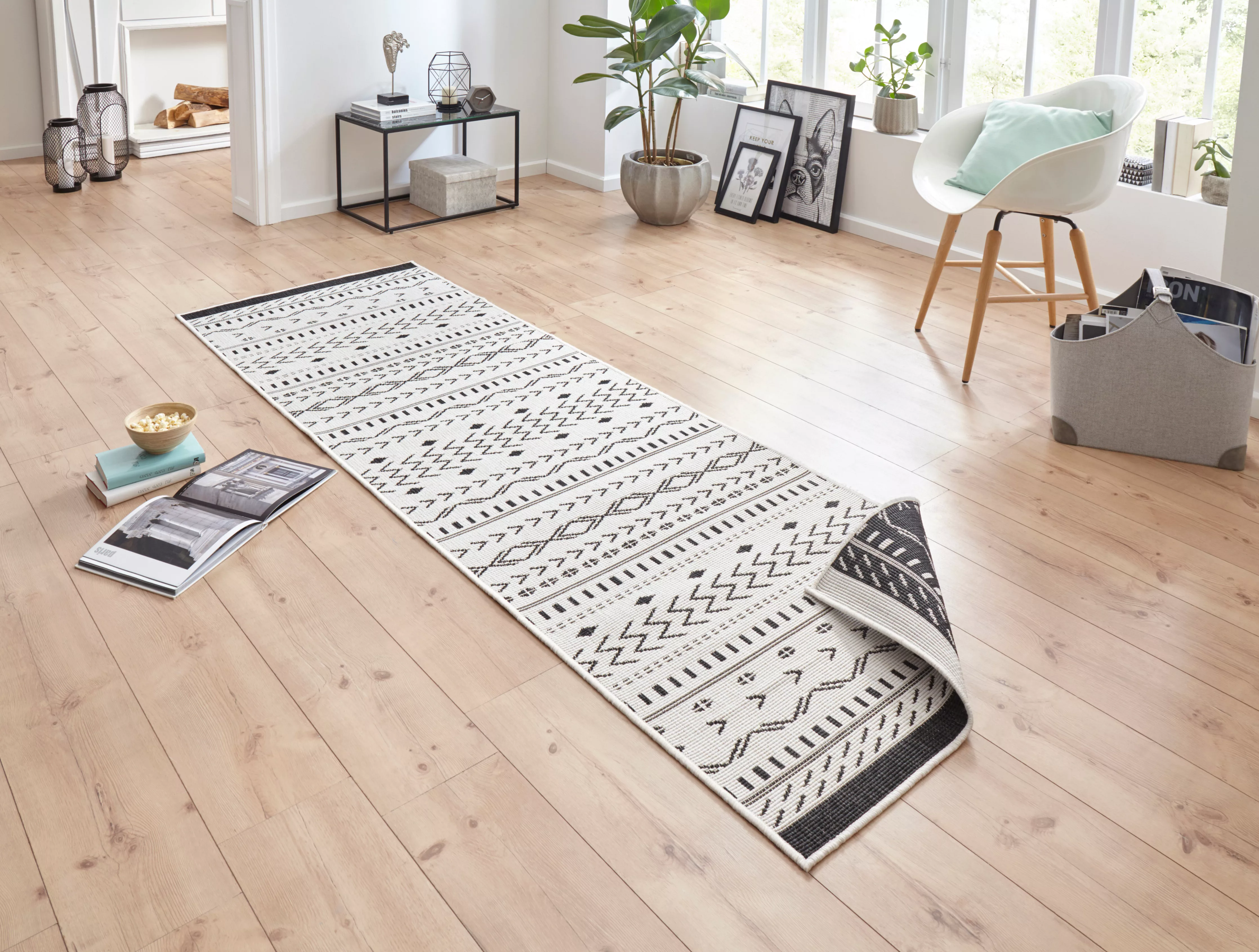 NORTHRUGS Teppich »Kuba Wendeteppich«, rechteckig, 5 mm Höhe, In-& Outdoor, günstig online kaufen